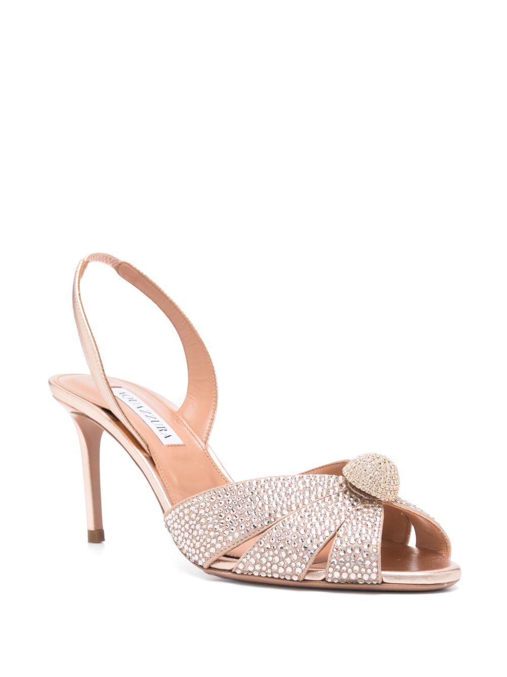80mm crystal-embellished pumps  Product Image