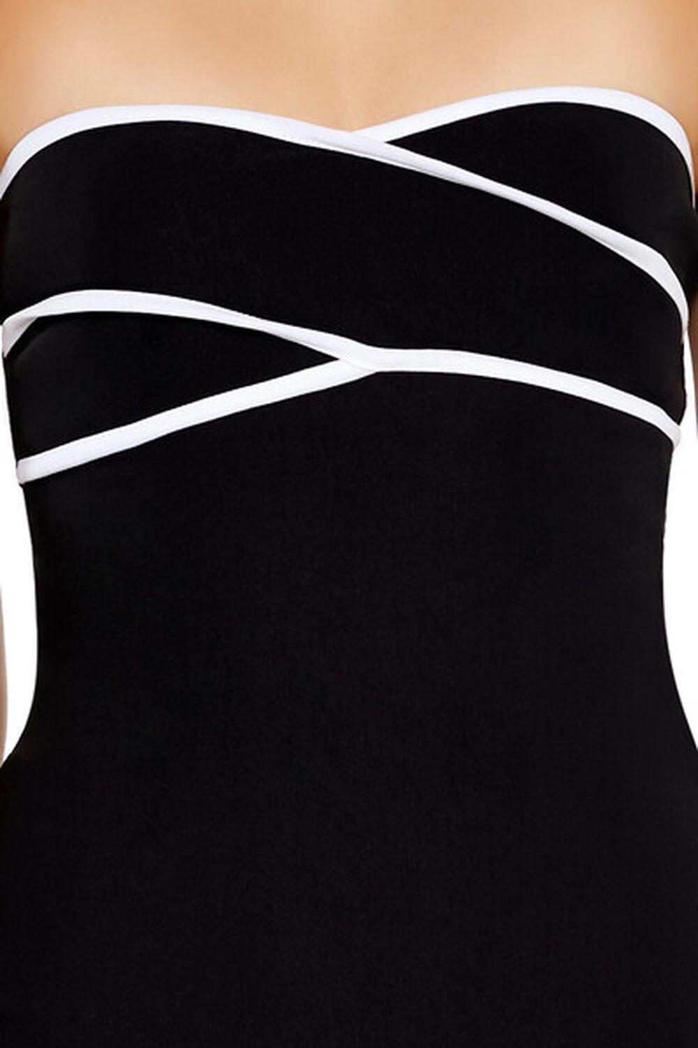 Two-Tone Tube Mini Dress | Forever 21 Product Image