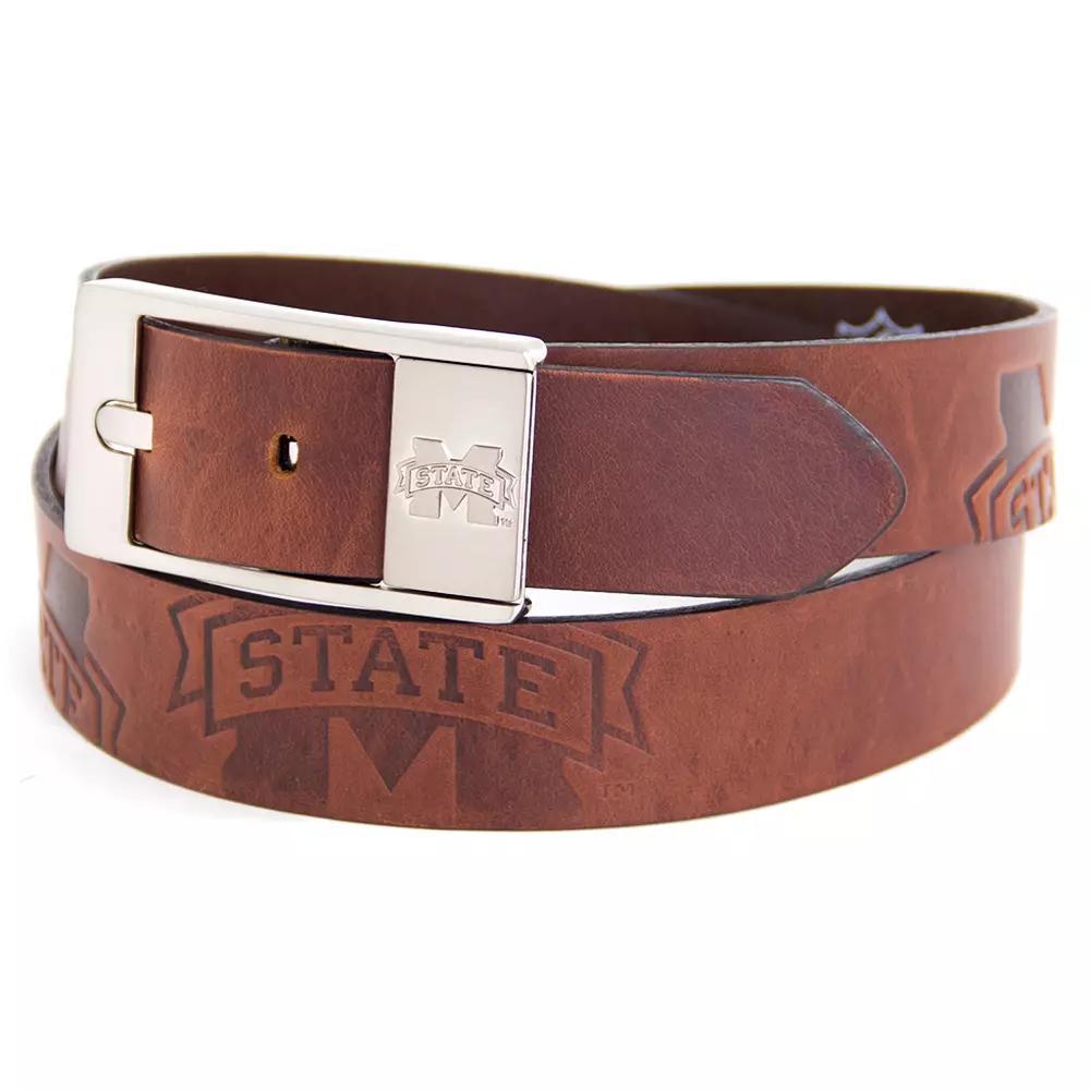 Men's Mississippi State Bulldogs Brandish Leather Belt, Size: 34, Mst Team Product Image