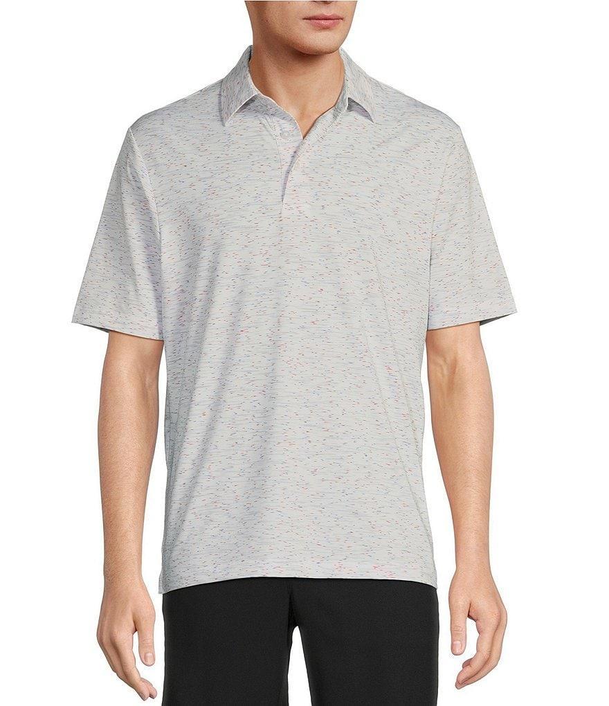 Roundtree & Yorke Performance Short Sleeve Solid Jacquard Polo Shirt Product Image