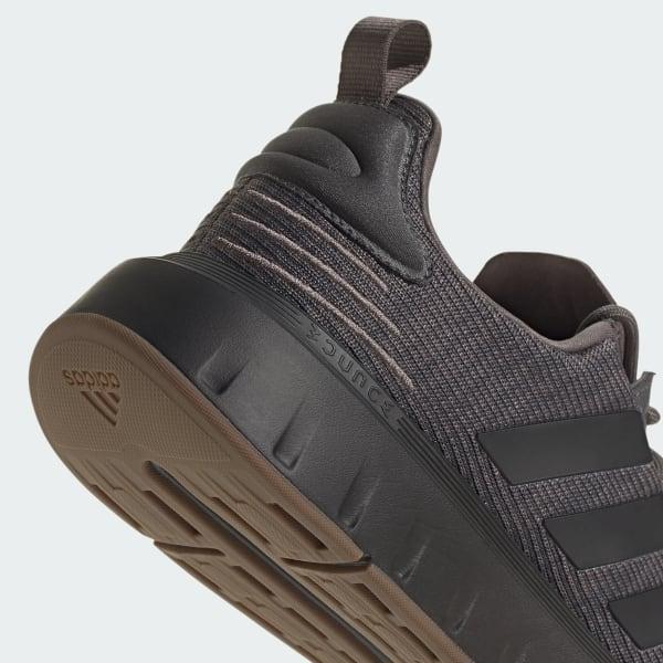 adidas Swift Run Shoes Charcoal 12 Mens Product Image