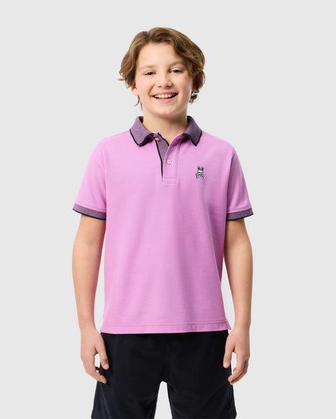 KIDS RIVIERA PIQUE POLO SHIRT - B0K640C200 Product Image