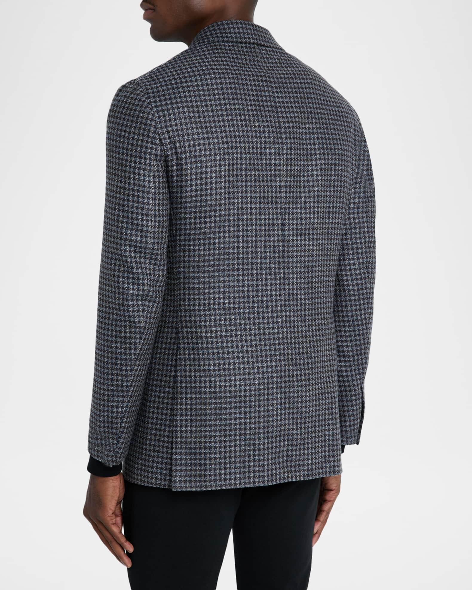 Men's Silk and Wool Mix Houndstooth Sport Coat Product Image