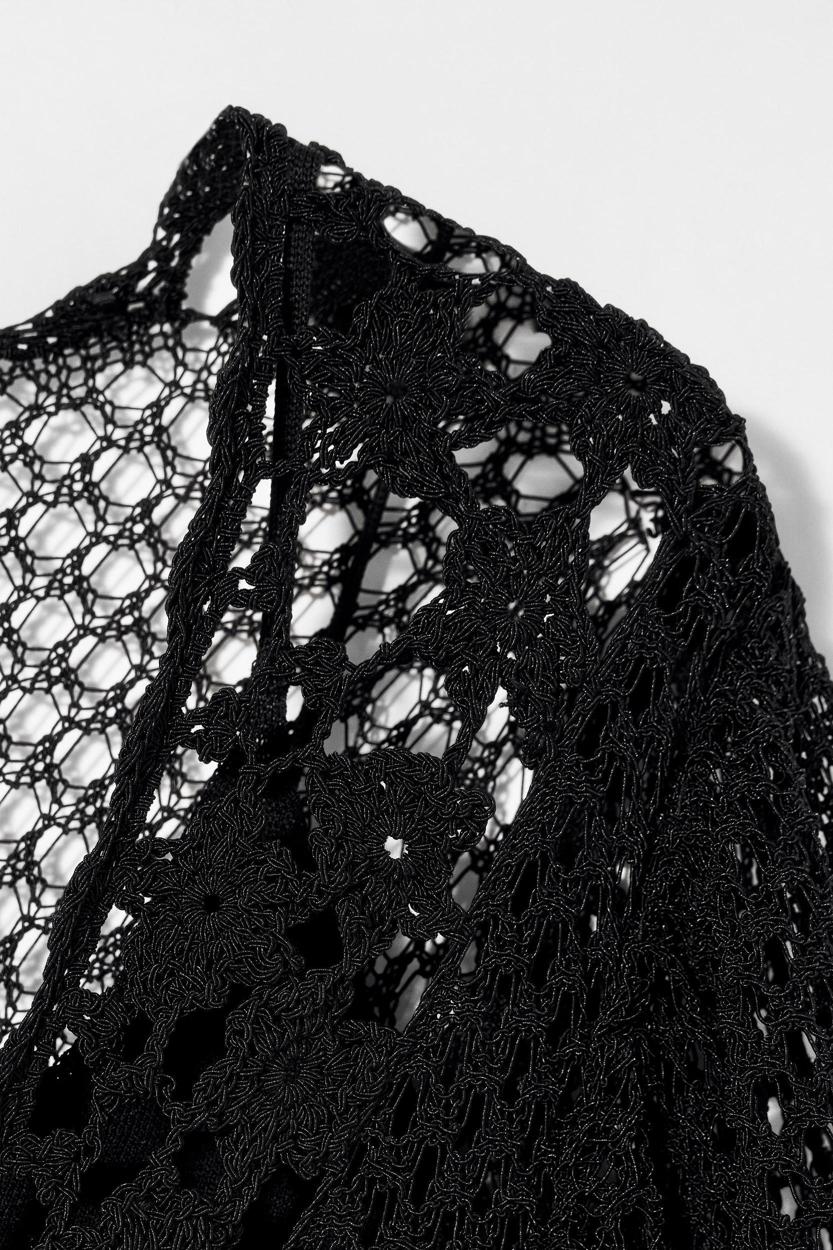 CROCHET KNIT DRESS KATE MOSS X ZARA Product Image