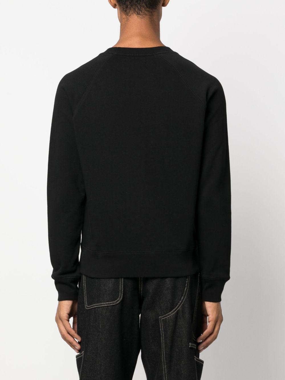slogan-print organic-cotton sweatshirt Product Image