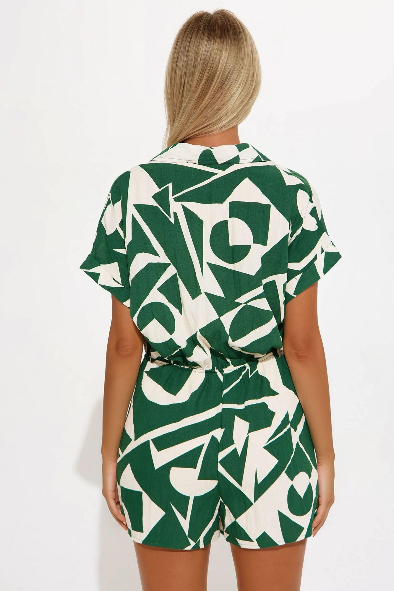 Playa Tulum Romper - Hunter Product Image
