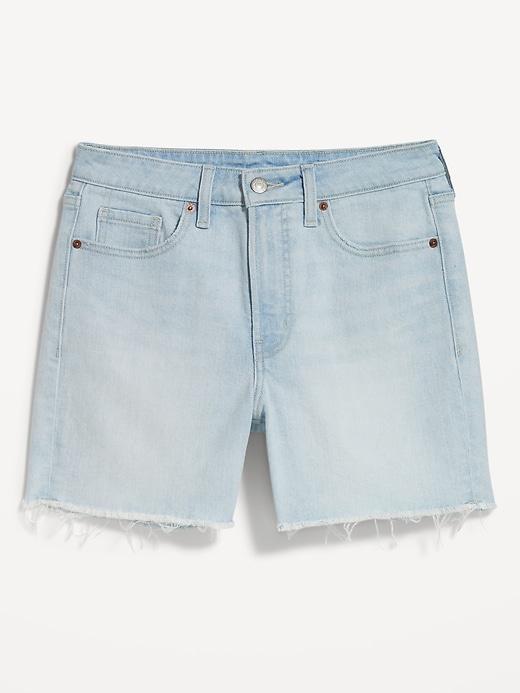 High-Waisted OG Jean Cut-Off Shorts -- 5-inch inseam Product Image