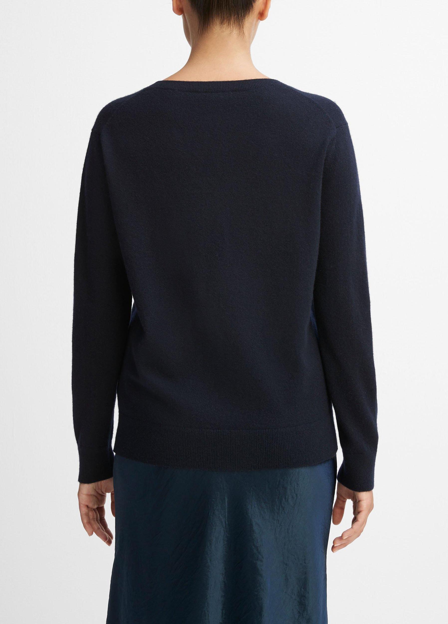 Womens Cashmere Weekend V-Neck Sweater, Camel, Size M Vince Product Image