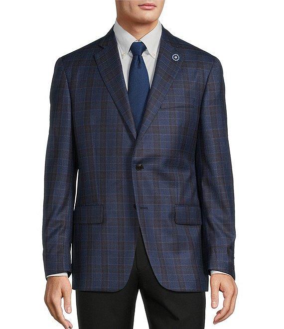 Hart Schaffner Marx New York Modern Fit Plaid Wool Sport Coat Product Image