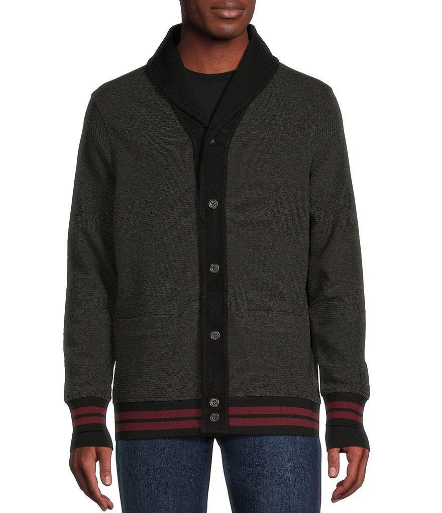 Cremieux Blue Label Chamonix Collection Jacquard Cardigan Product Image