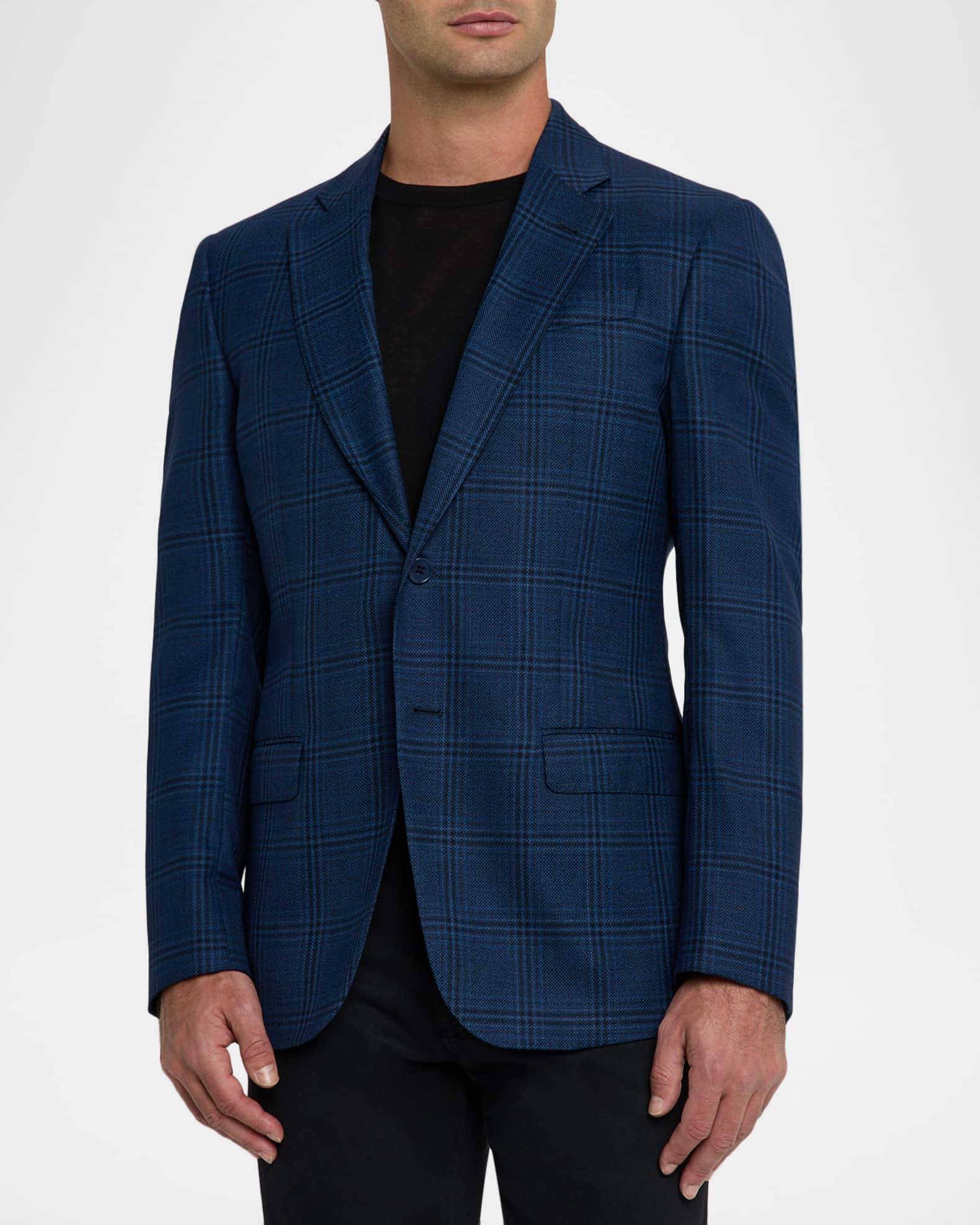 Men's Prince of Wales Wool G Line Sport Coat Product Image