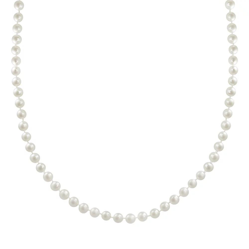 10k Gold Freshwater Cultured Pearl Necklace - 23, Womens, White Product Image