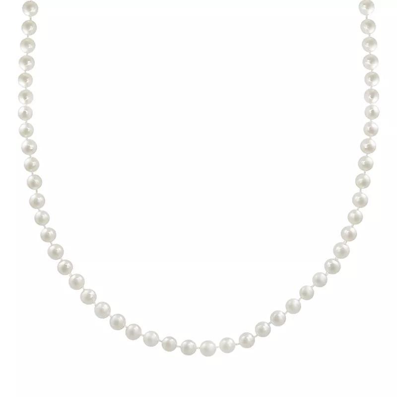 10k Gold Freshwater Cultured Pearl Necklace - 23, Womens, White Product Image