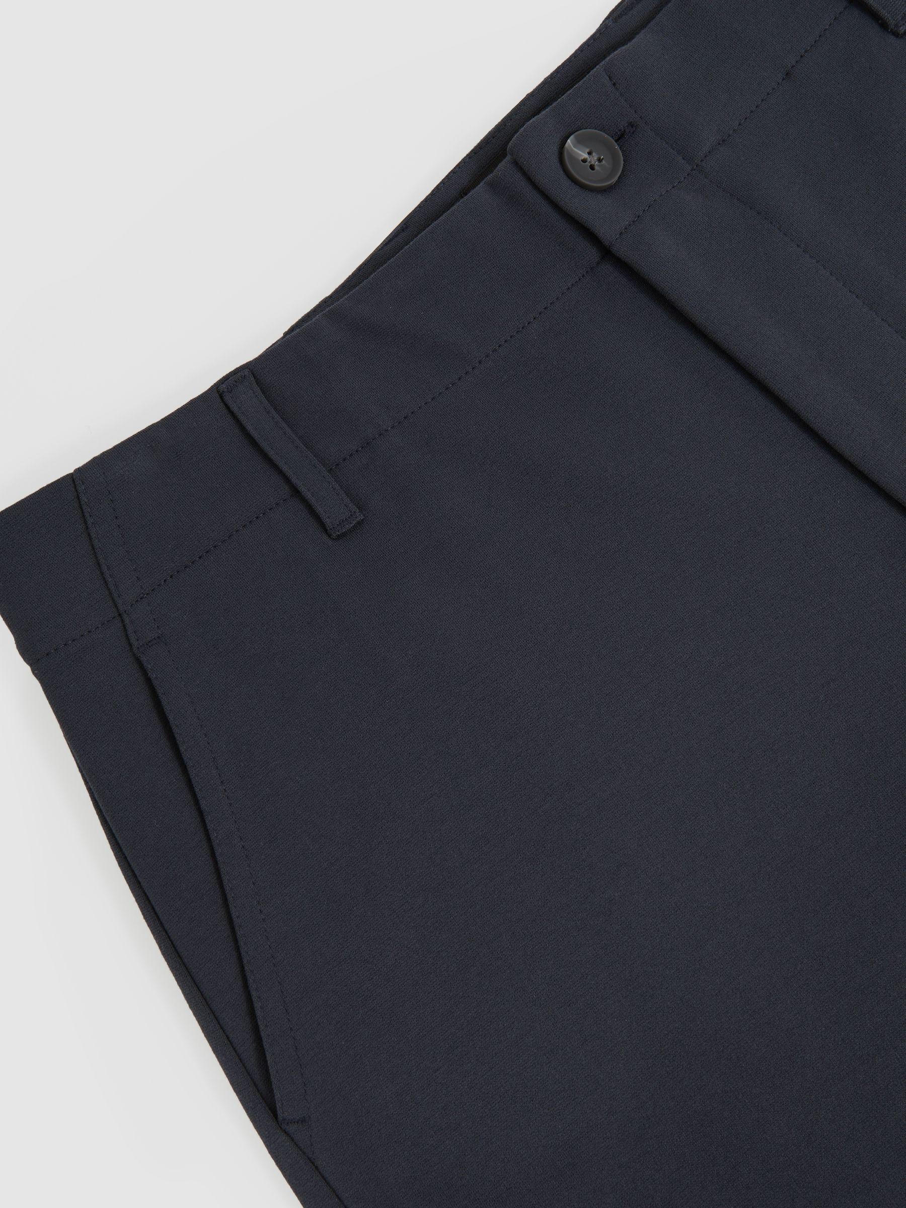 Paige Slim-Fit Stretch Shorts in Moon Shadow Blue Product Image
