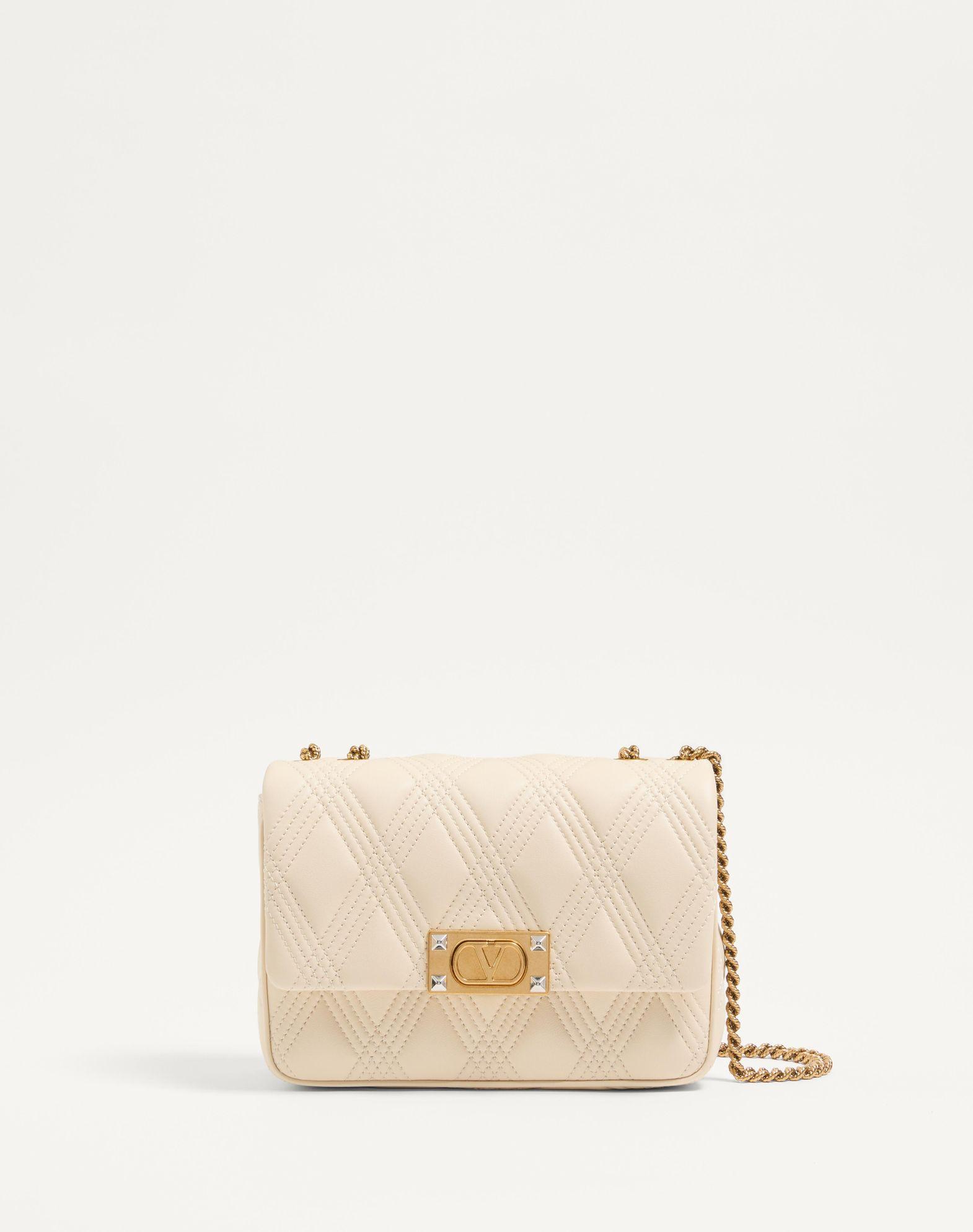 Valentino Garavani Quiltie 67 Medium Shoulder Bag In Quilted Nappa Leather Product Image