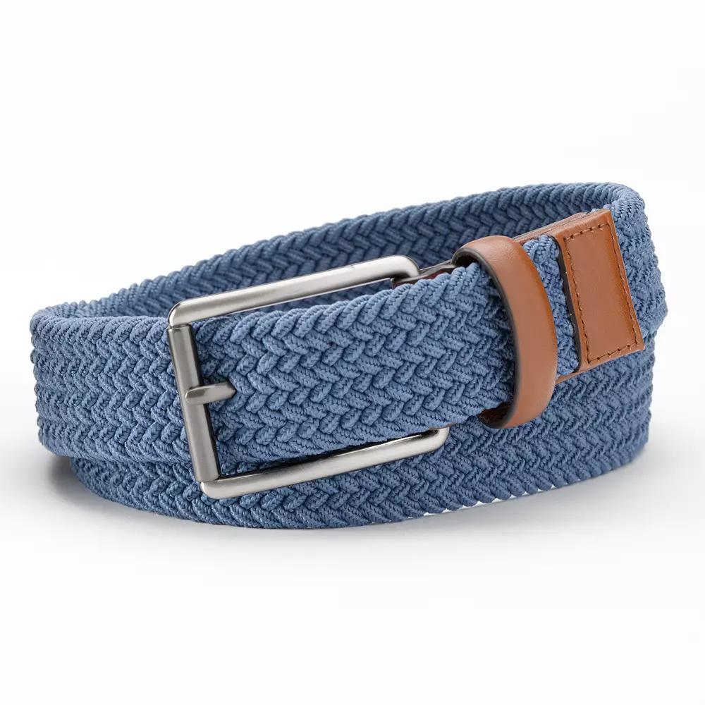 Men's Grand Slam Braided Stretch Golf Belt, Size: 30, Blue Product Image