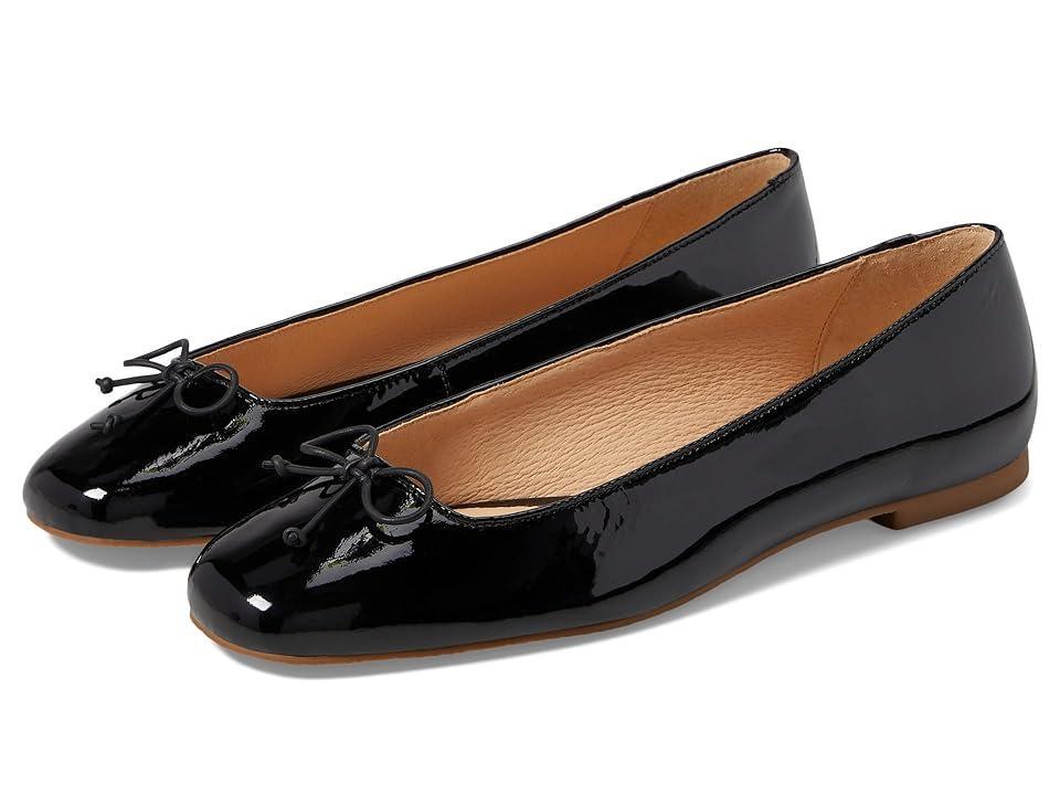 Jack Rogers Kenlyn Ballet Metallic Leather Bow Flats Product Image