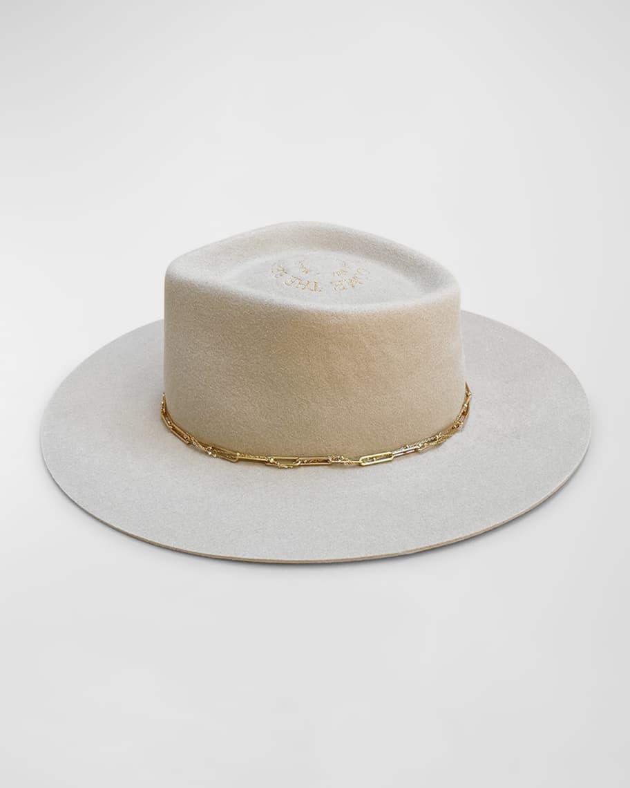 Janis Chained Merino Wool Fedora  Product Image
