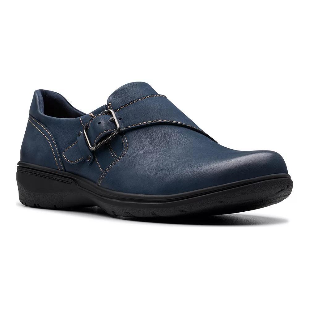 Clarks® Carleigh Jazz Women's Slip-On Shoes, Size: 8.5, Blue Product Image