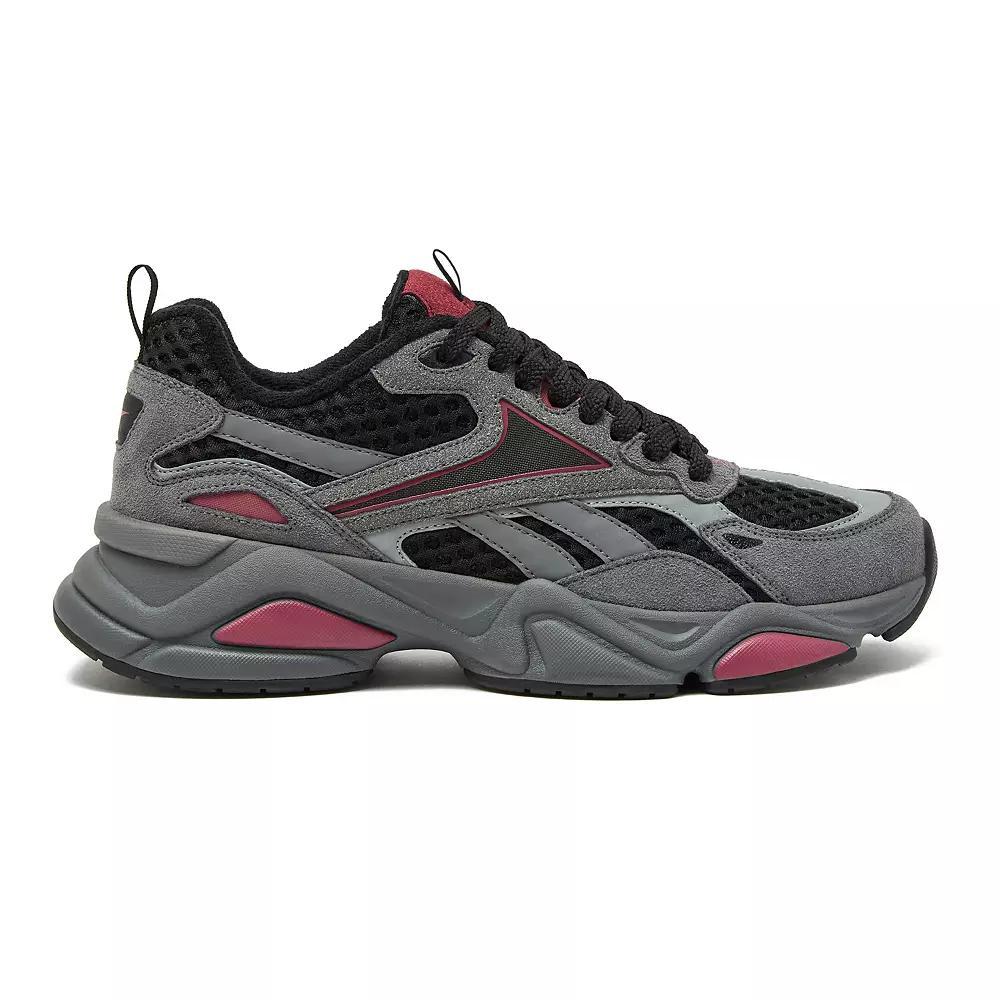 Reebok Charge Mens Tennis Shoes Gray Red Black Product Image
