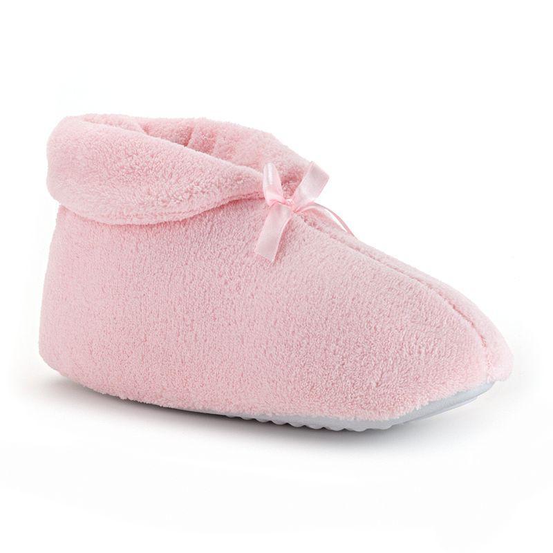 MUK LUKS Women's Bootie Slippers, Size: Small, Black Product Image