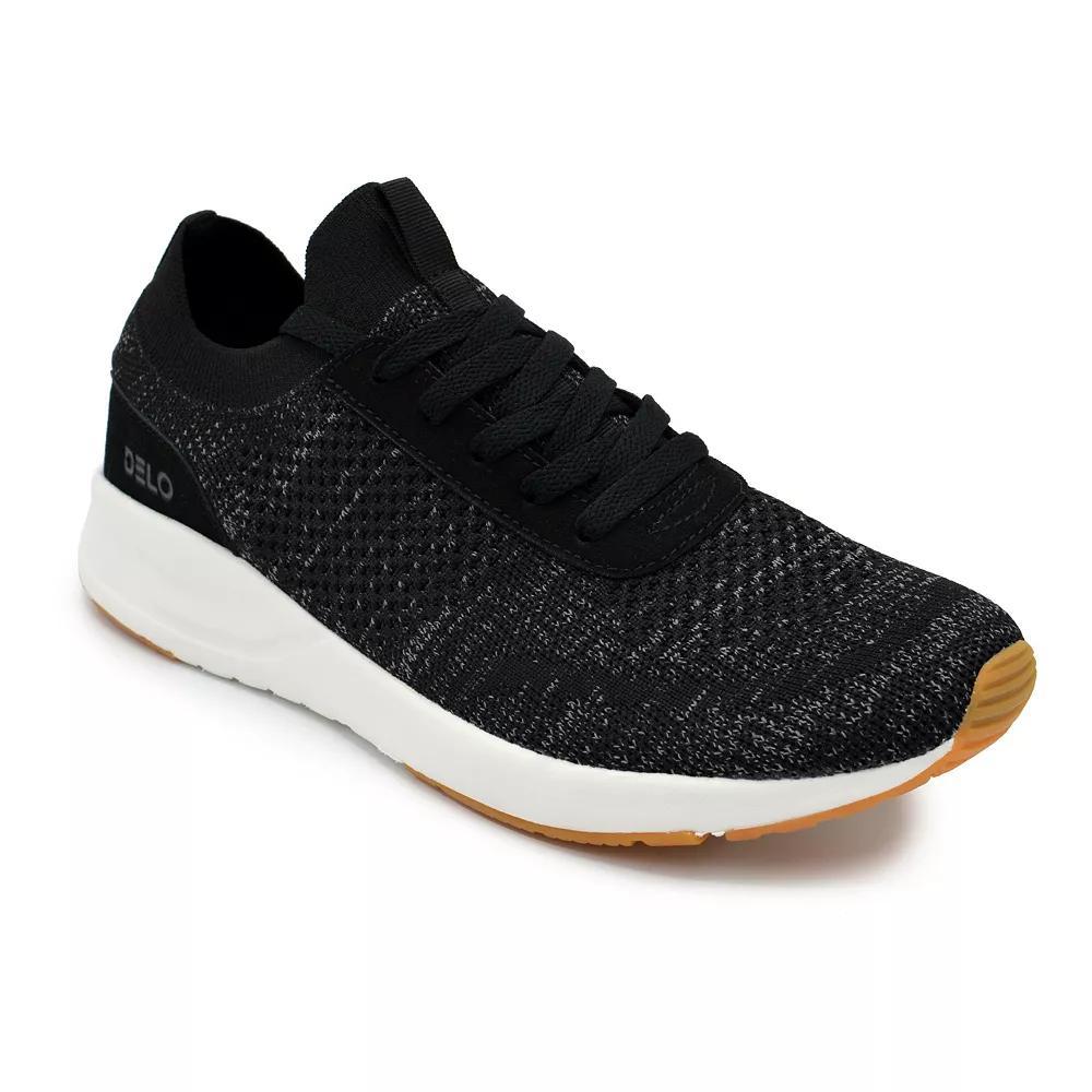 Men's DELO Go Green ECO-Friendly Knit Sneakers, Size: 8, Black Product Image
