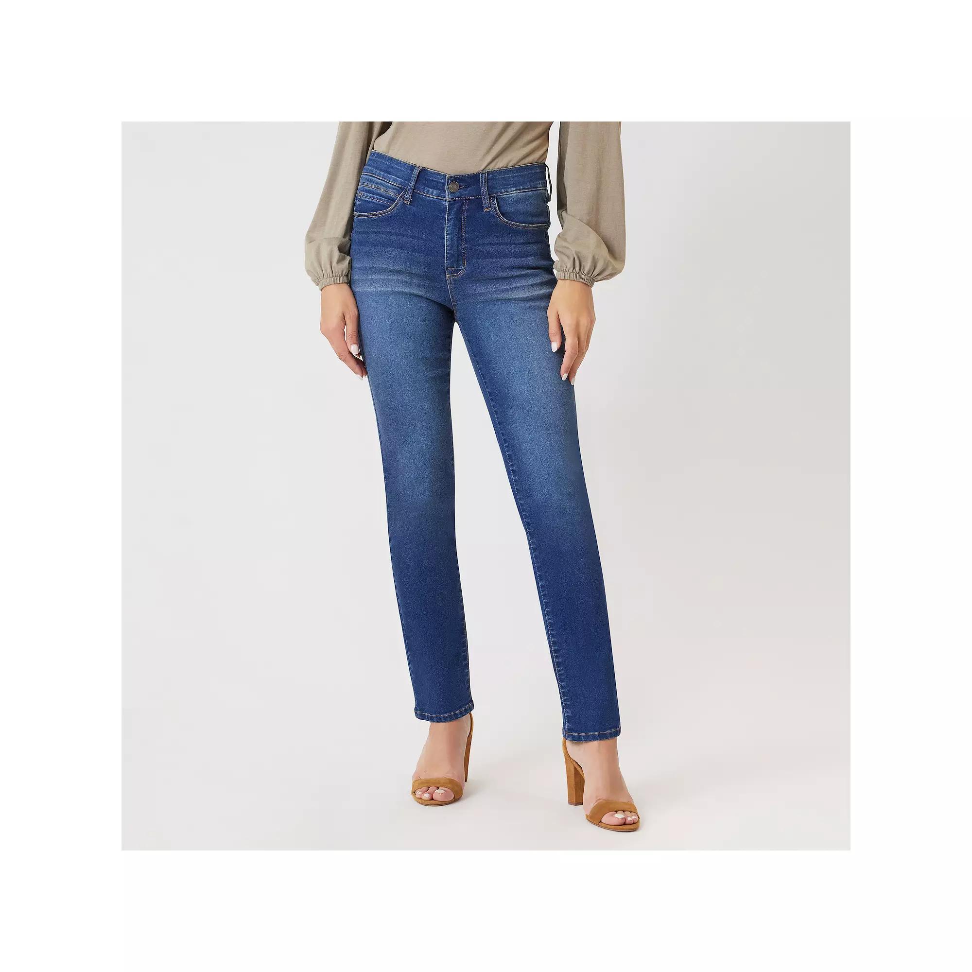 Womens Angels Forever Young Lift High Rise Straight Leg Jeans Product Image