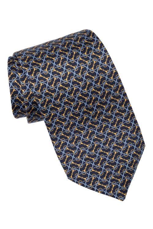 Elizabetta Palio - Printed Silk Tie for Men in Brown at Nordstrom Product Image