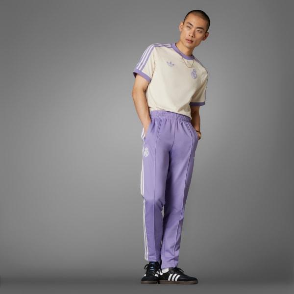 adidas Real Madrid Track Pants Magic Lilac XS Mens Product Image