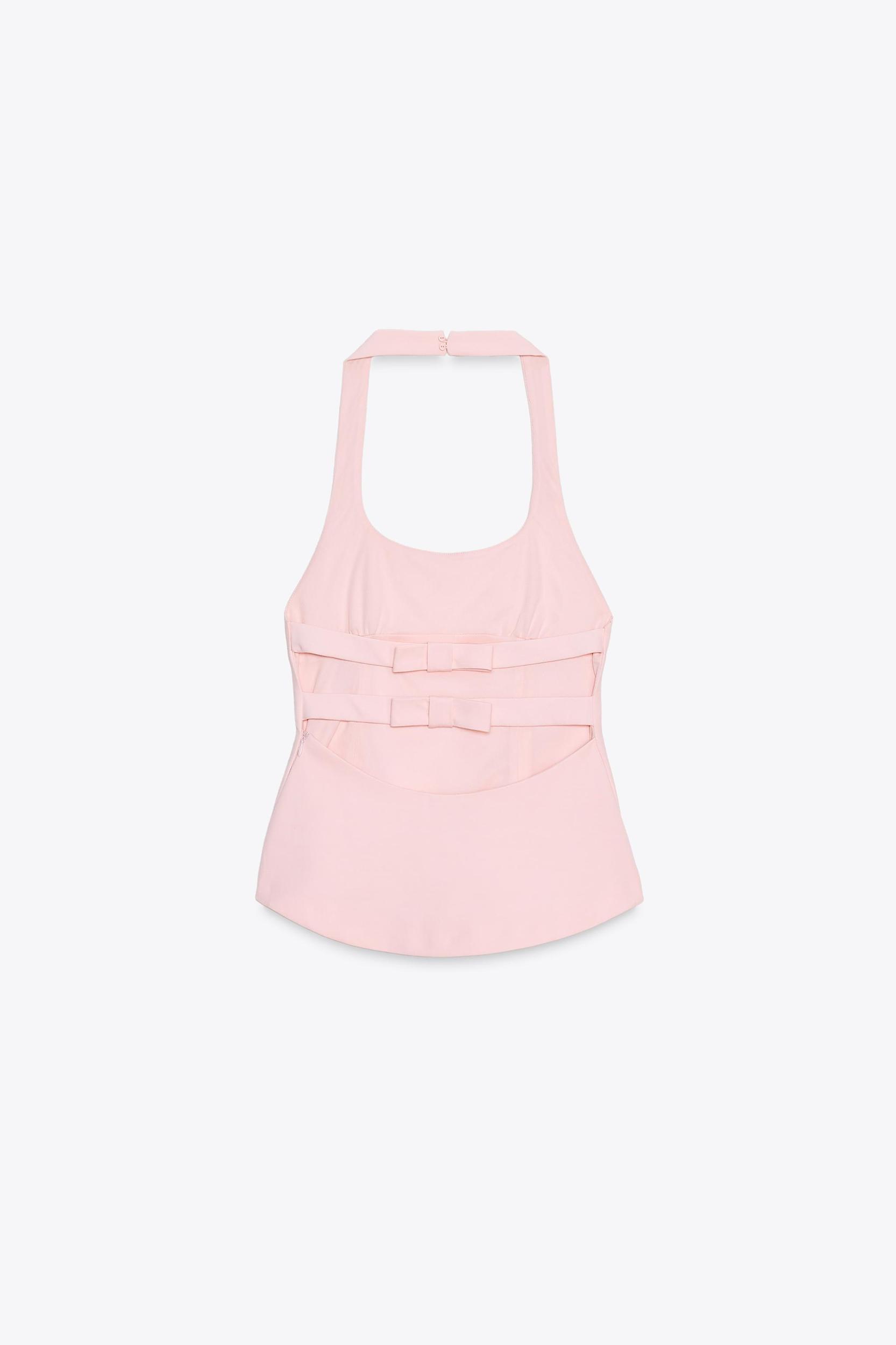 BOW HALTER TOP Product Image