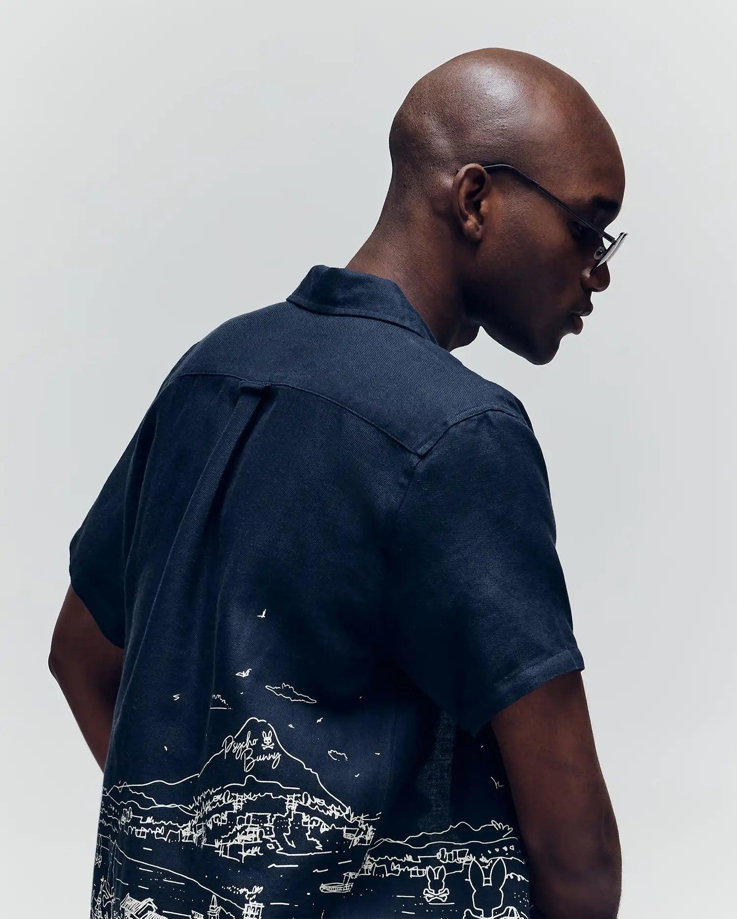 NAXOS LINEN BLEND SHIRT - MT0300014 Product Image