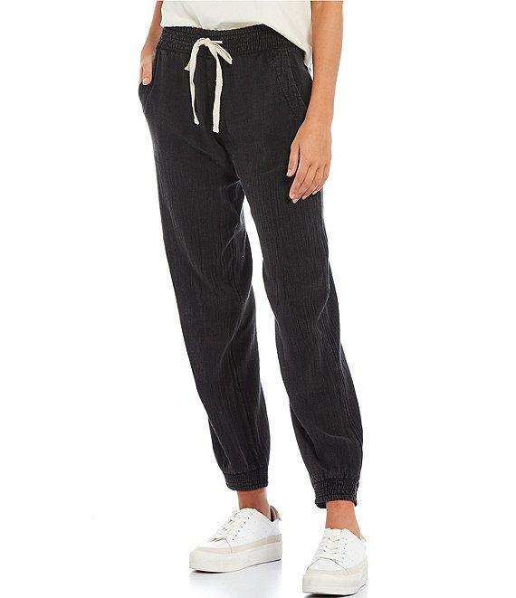 Rip Curl Classic Surf Relaxed Fit Textured Canvas Jogger Pants Product Image