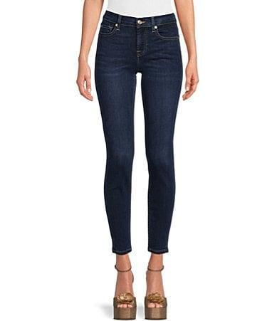 7 For All Mankind Bair Mid Rise Ankle Skinny Jeans Product Image