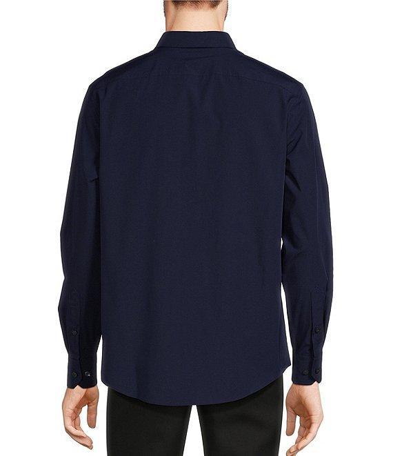 Murano Slim Fit Solid Long Sleeve Woven Shirt Product Image