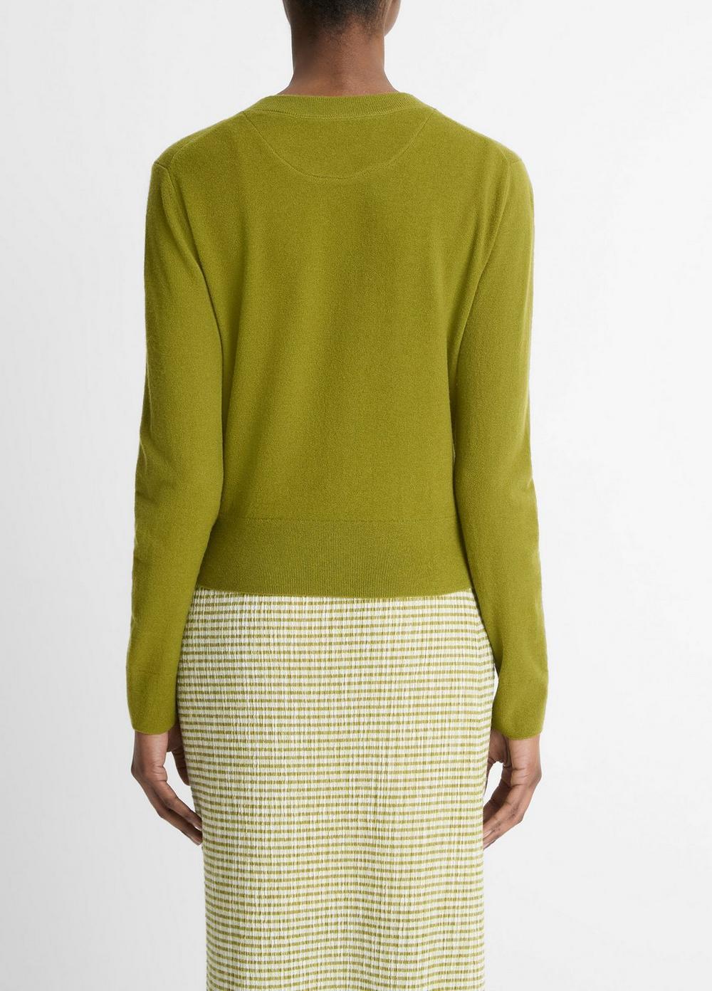 Womens Half Moon Wool & Cashmere Blend Cardigan Product Image