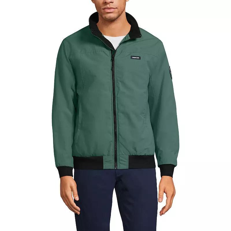Men's Lands' End Classic Squall Bomber Jacket, Size: XL, Mariner Blue Product Image