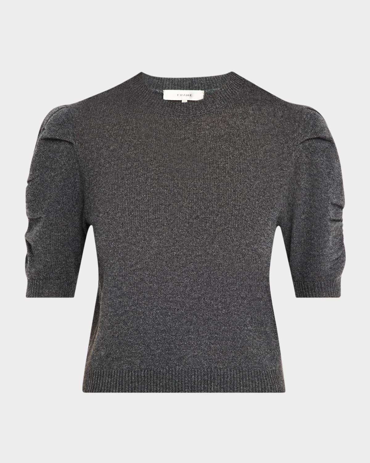 Ruched Cashmere Sweater Product Image