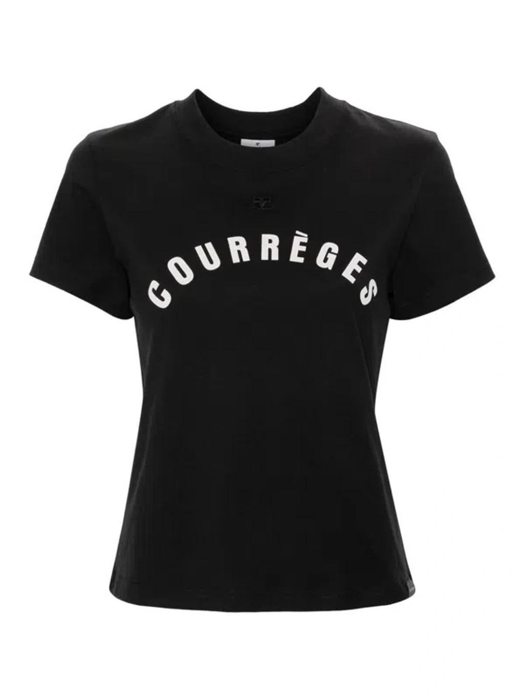 COURRÈGES T-shirt In Black Product Image