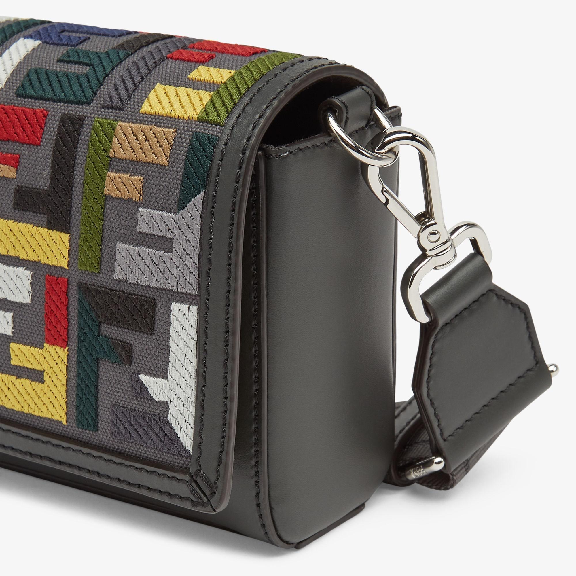 FF Compact BagCanvas bag with multicolor FF embroidery Product Image