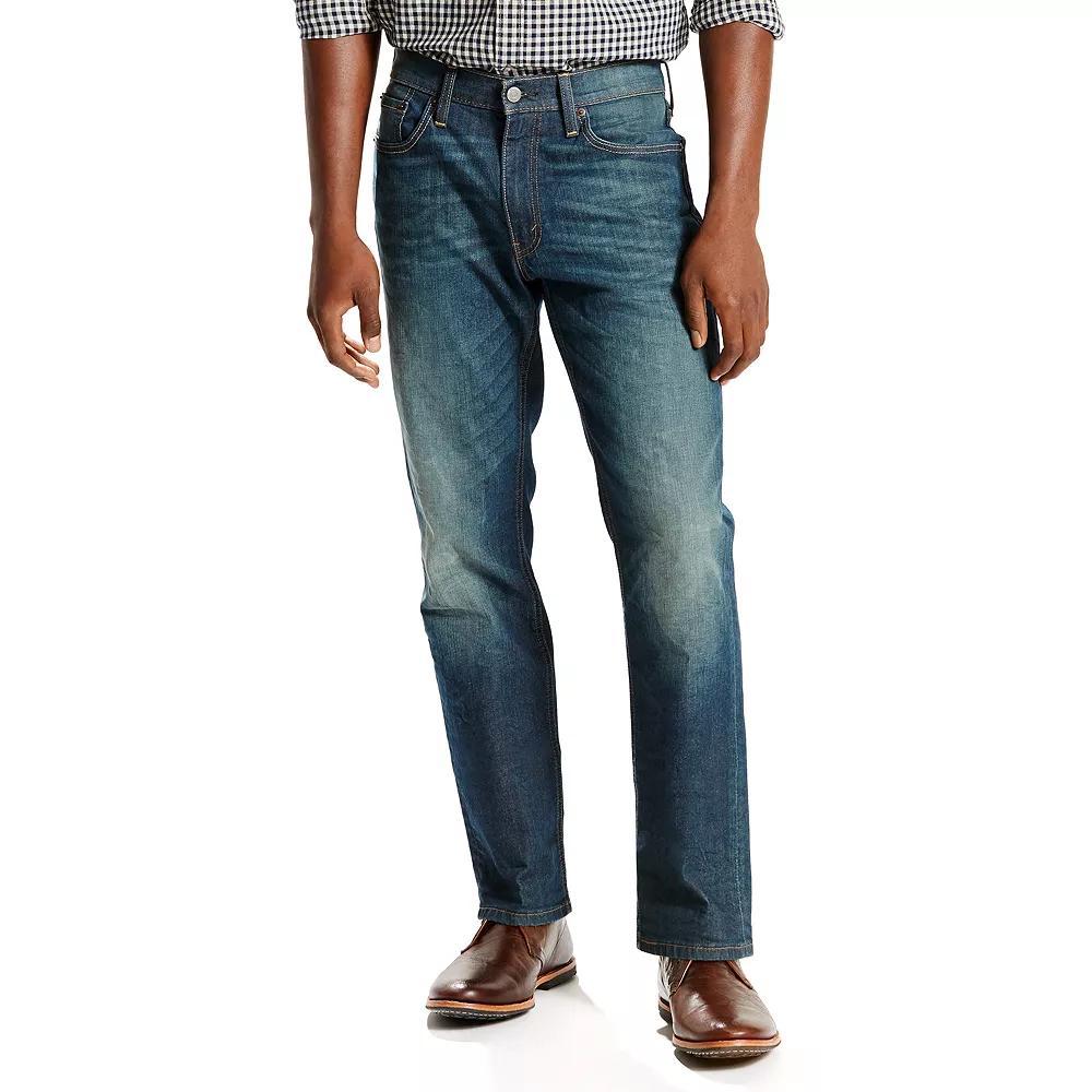 Levi's® Men's 541™ Fit Taper Jeans - Black Denim 42x32: Heavyweight, Mid Rise, Stretch Denim Product Image