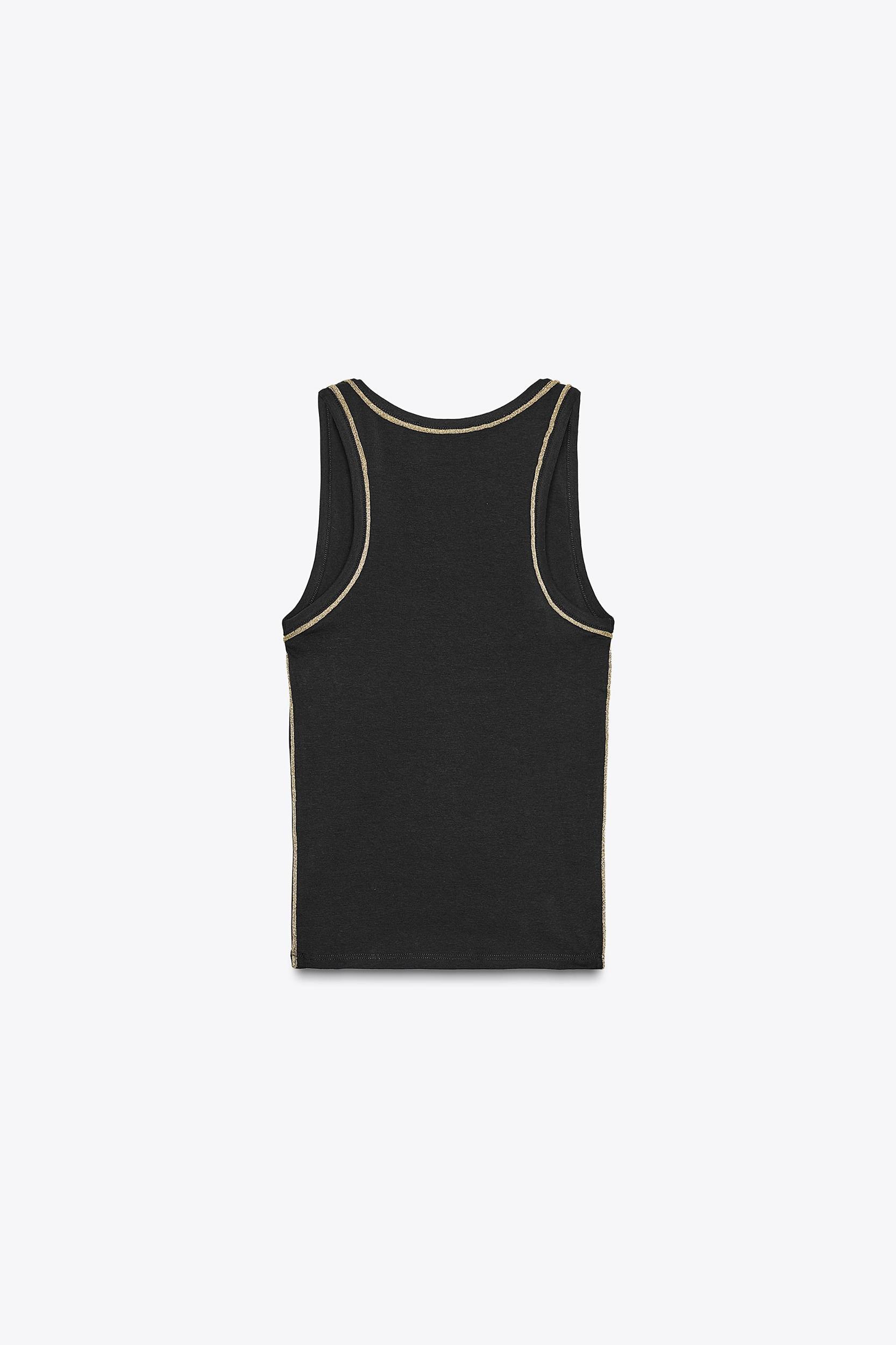 METALLIC THREAD TRIM TOP Product Image