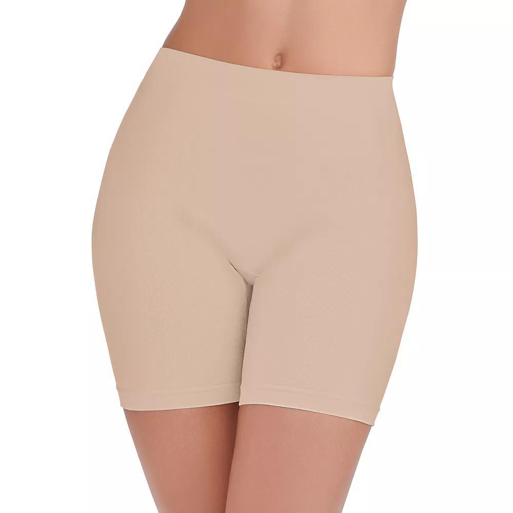 Women's Vanity Fair Lingerie® Seamless Smoothing Slip Shorts 12750E, Size: XL, Damask Neutral Product Image