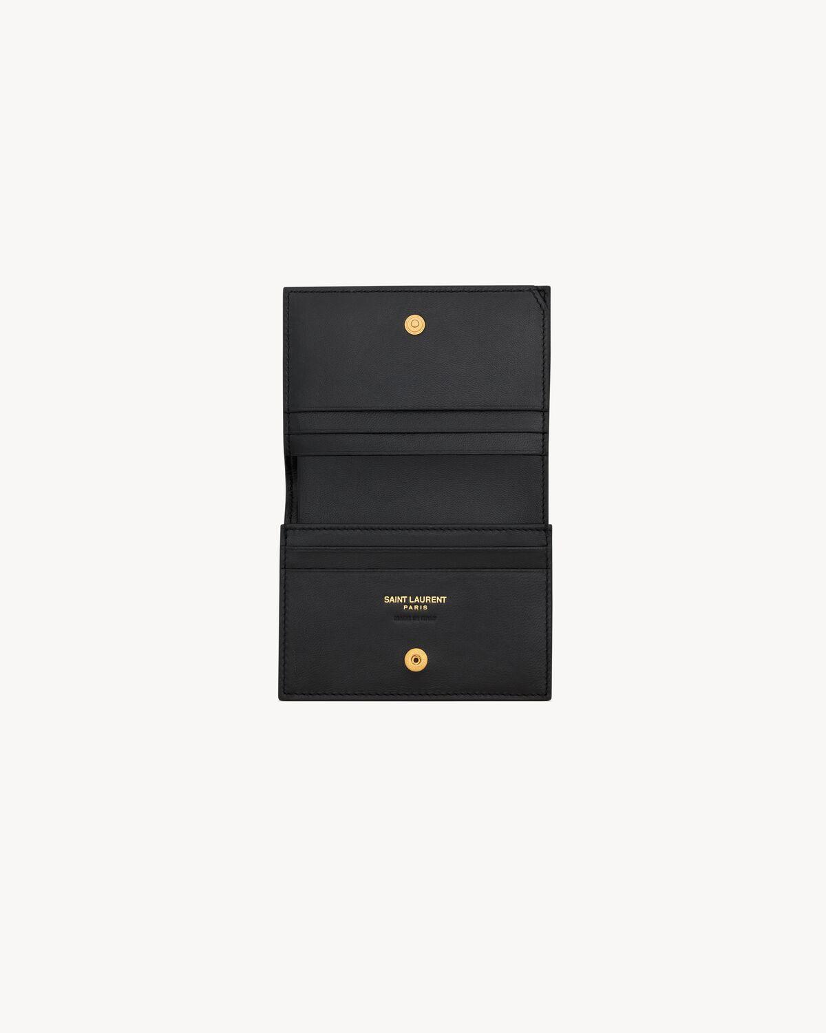 cassandre matelassé business card case in grain de poudre leather Product Image