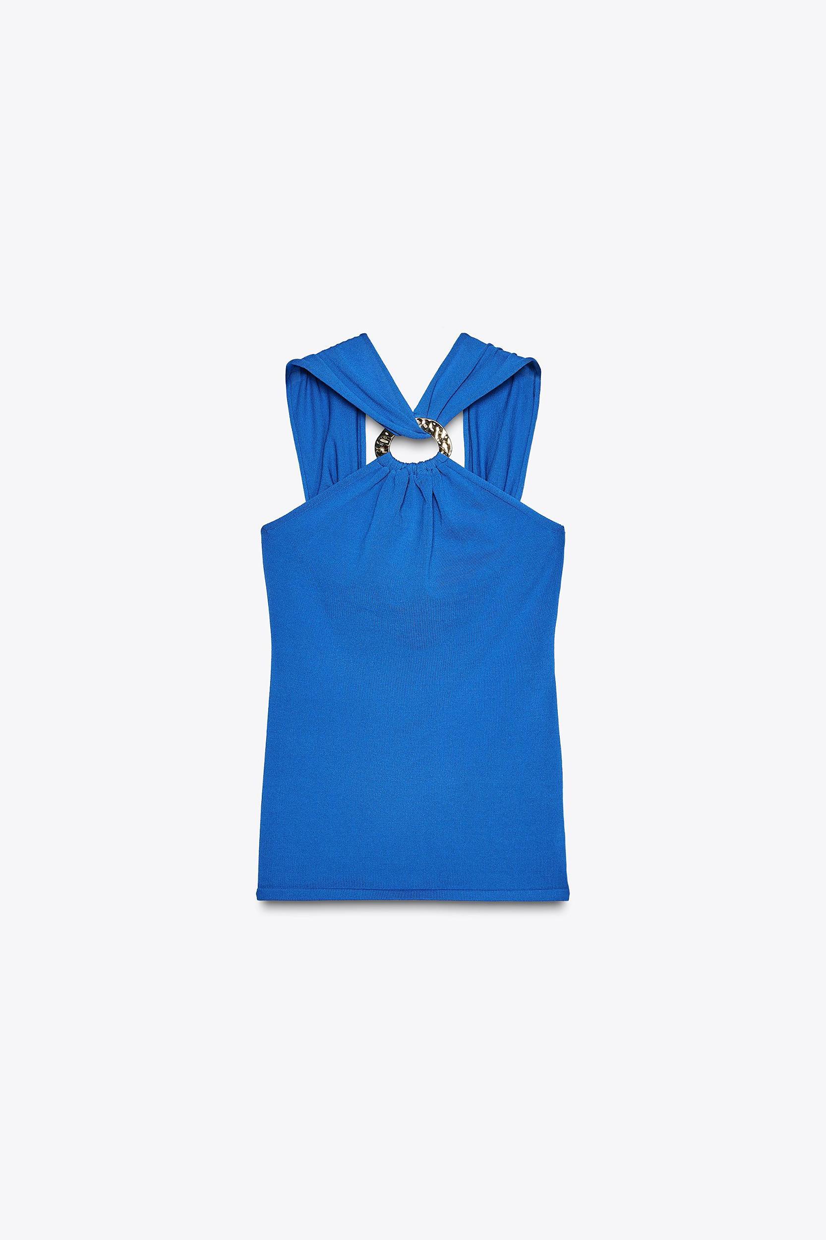 HALTER KNIT TOP Product Image