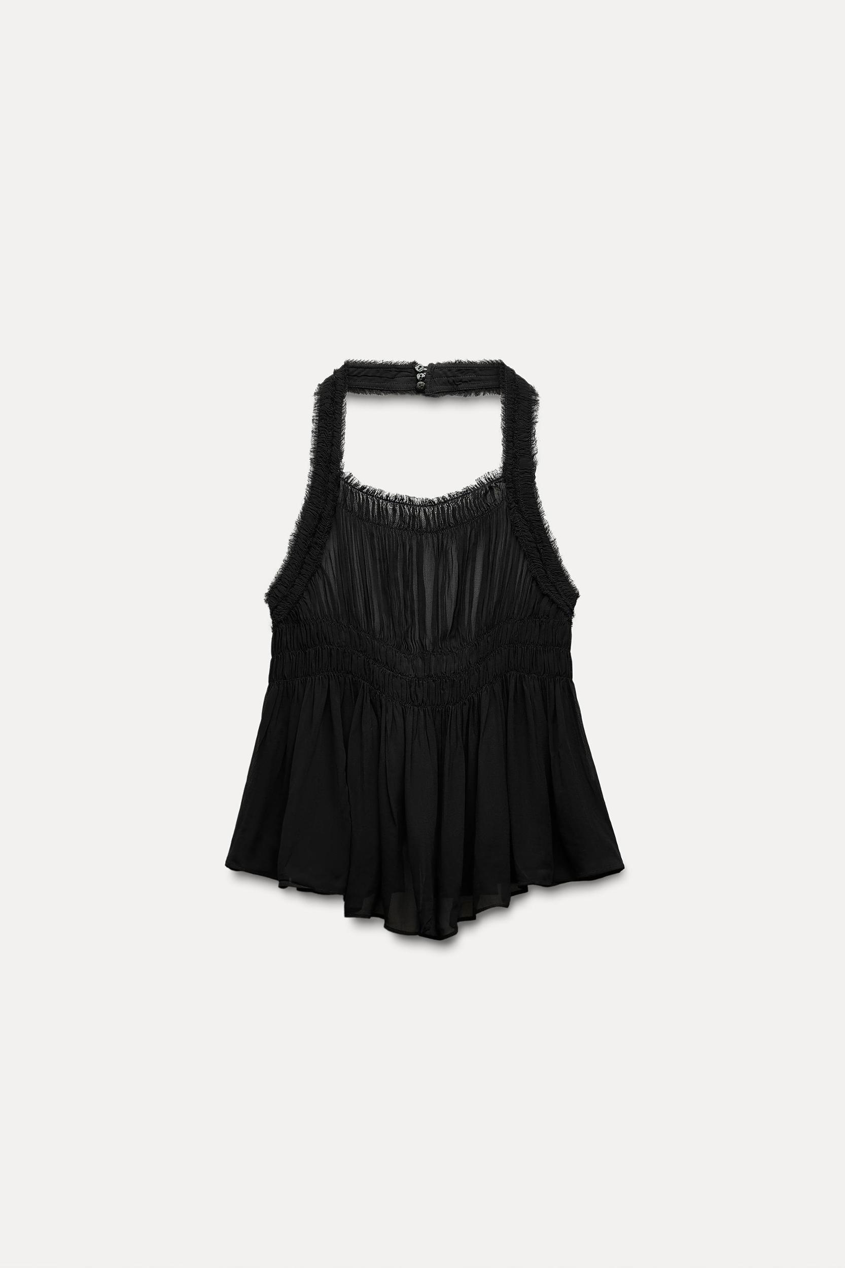 ZW COLLECTION GATHERED HALTER TOP Product Image