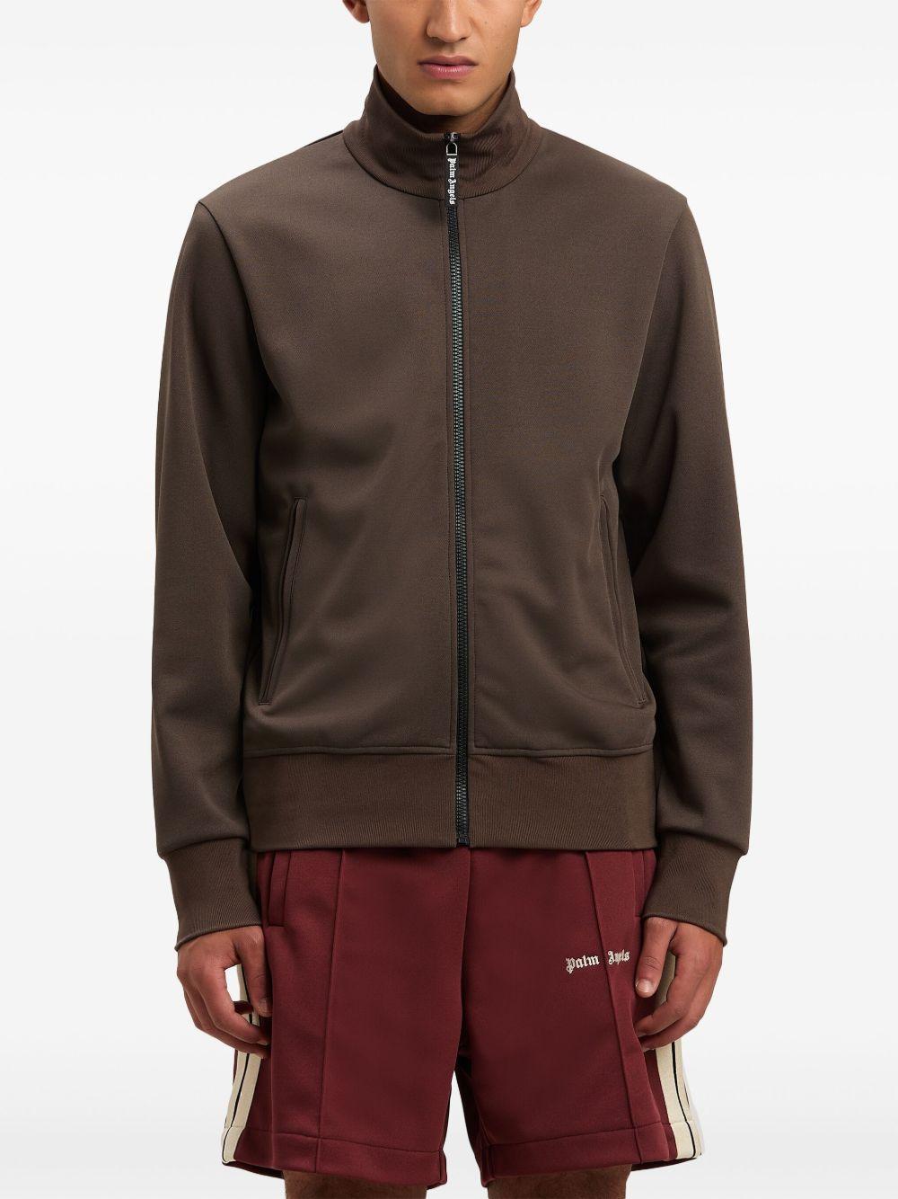 logo-print zip-up track jacket  Product Image