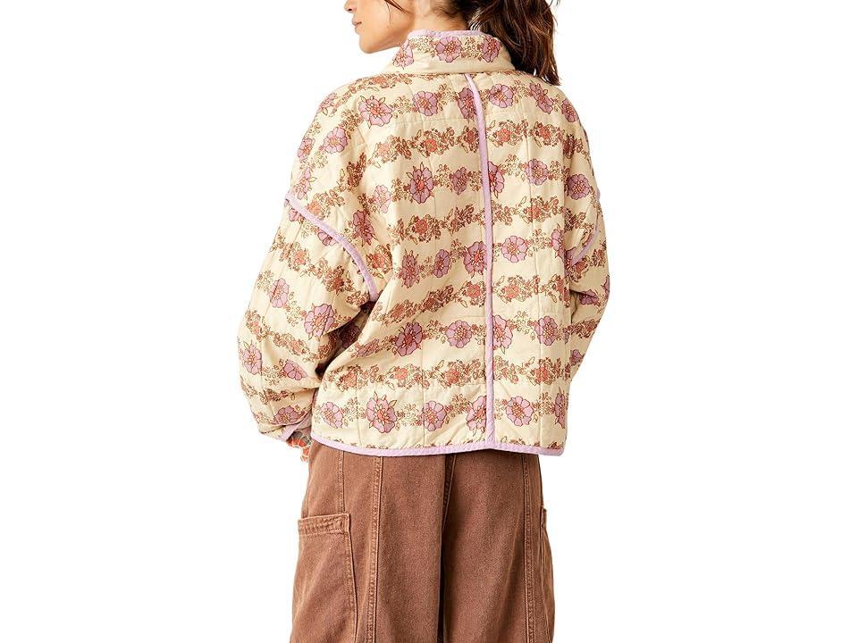 Free People Chloe Jacket (Tea Combo) Women's Clothing Product Image