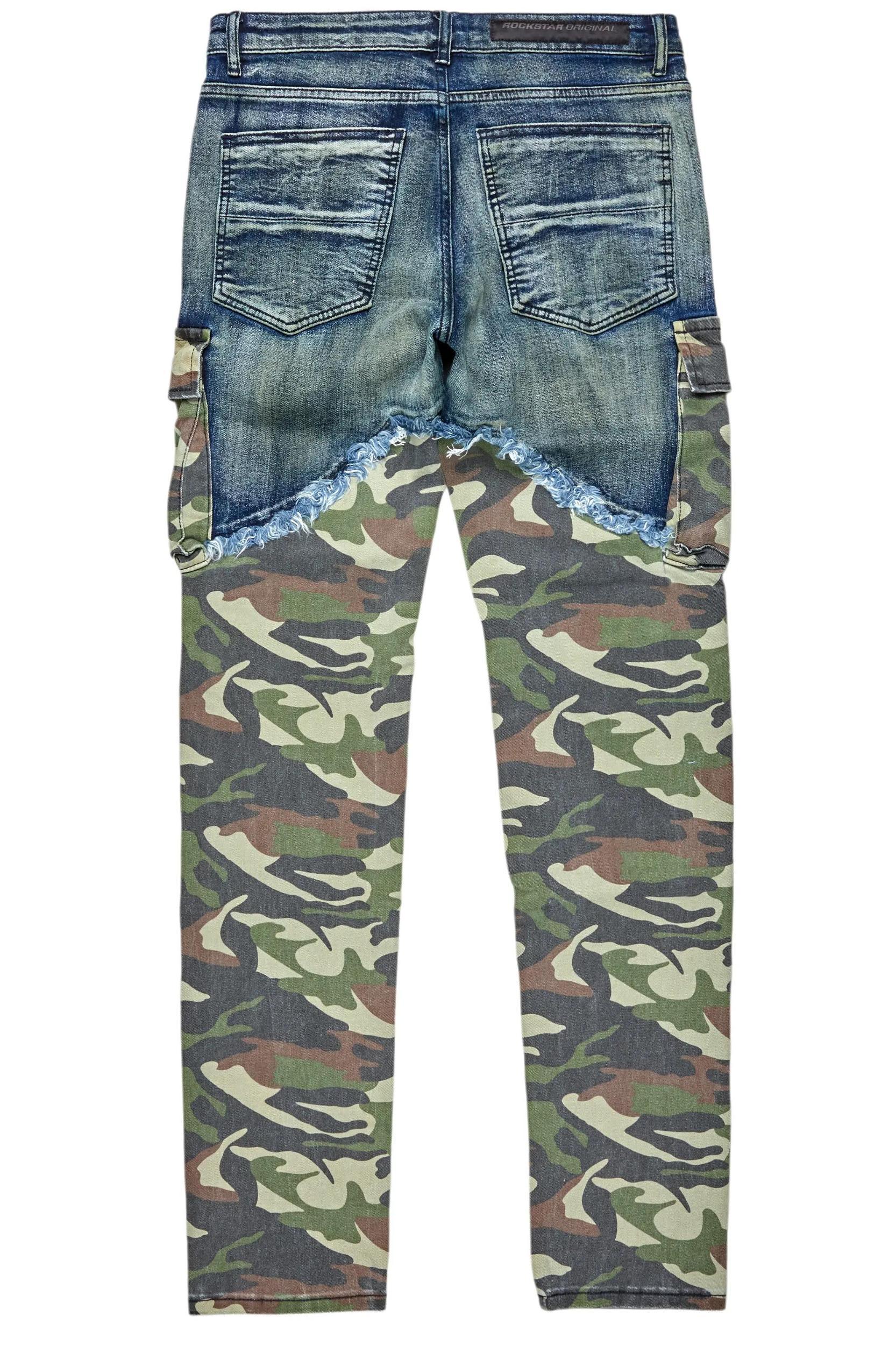 Denka Dark Blue Slim Fit Jean Male Product Image