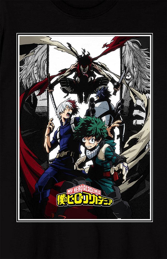 Men's My Hero Academia Todoroki Graphic Tee, Size: Medium, Black Product Image
