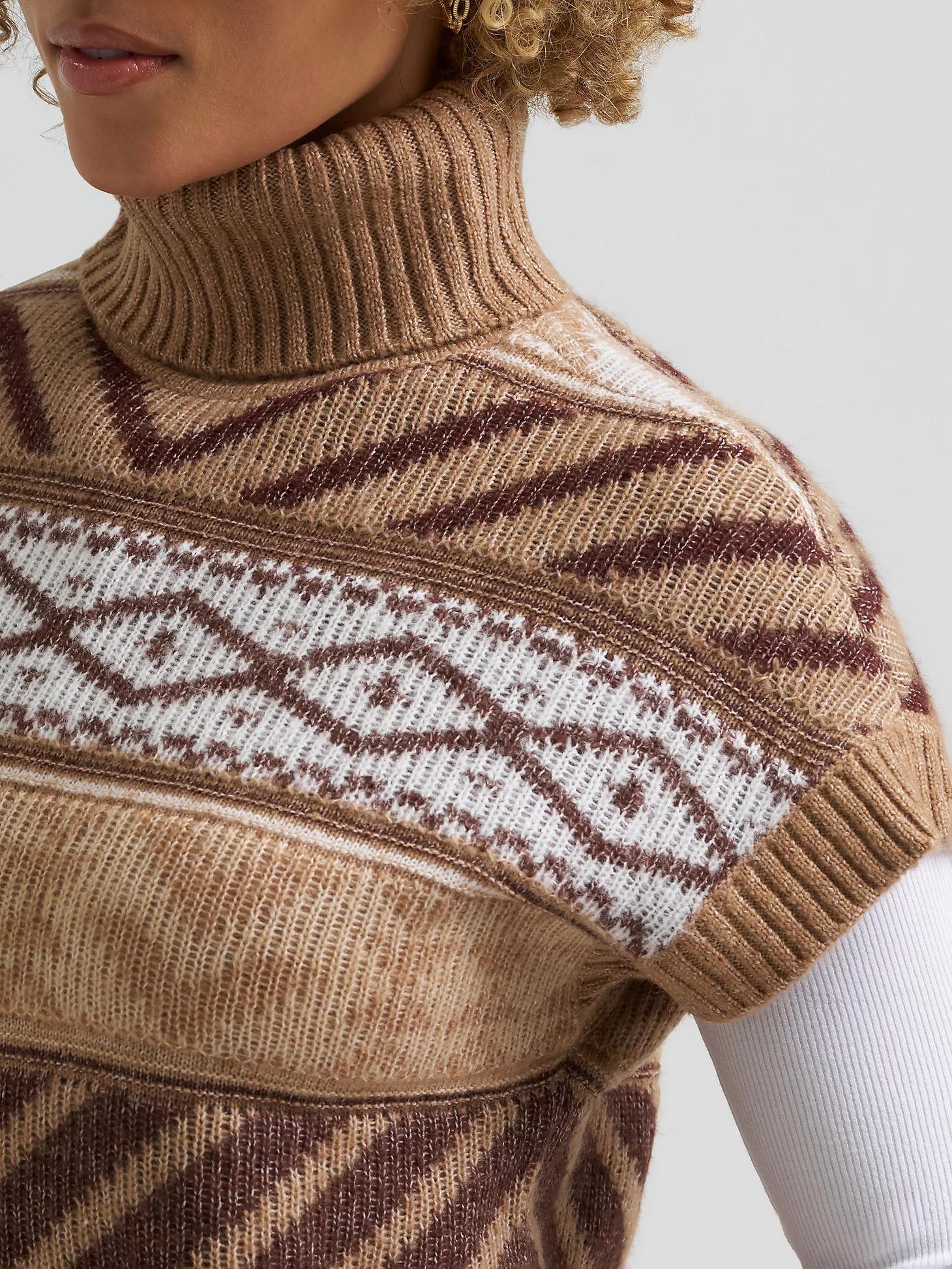 Women's Sleeveless Turtle Neck Sweater Vest | Women's Tops & Tees | Lee® Product Image